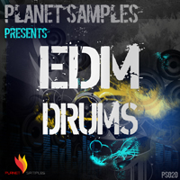 EDM Drums - These fresh drum loops can be used for EDM, Techno, and Trance