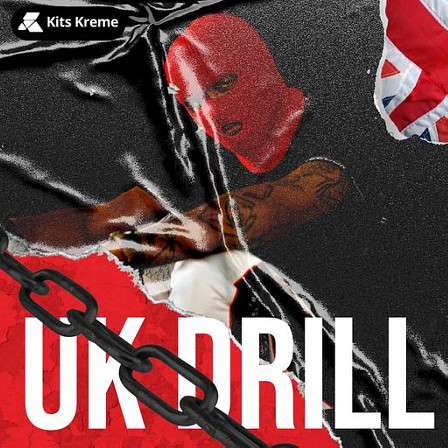 UK Drill - Rough gritty bass and 808 loops, pitched piano loops, and much more