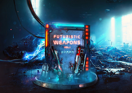 Futuristic Weapons Vol 1 - This library is oriented for any cinema / video game that needs sci-fi weapons