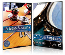 LA Drums and Bass Modular Pack - Bundle of LA Drum Sessions 2 and LA Bass Sessions