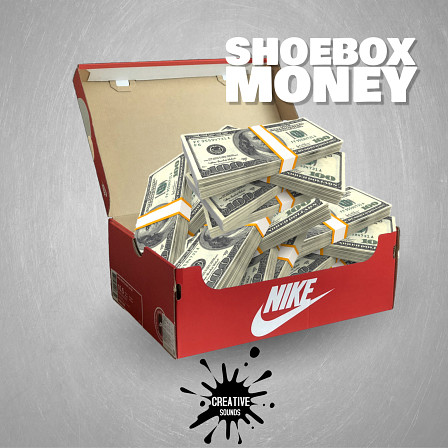 Shoebox Money - Shoebox Money includes Drums, Snares, Hats, Bass, Plucks, Synths, Pads & more