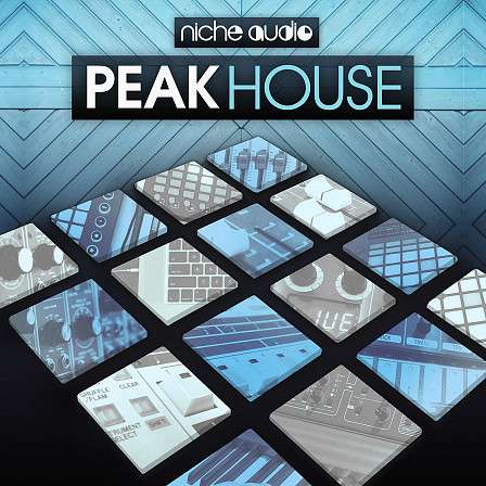 Peak House - A high quality collection of one shot drums, synth hits, percussion and bass