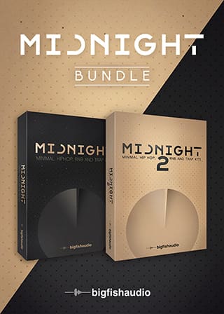Midnight Bundle - 100 Minimal Hip Hop, RnB, and Trap construction kits at a bundled price