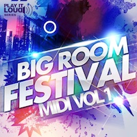 Play It Loud: Big Room Festival MIDI Vol.1 - 150 fresh MIDI loops, suitable for House, Electro House, Progressive and more