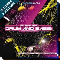 Supalife Drum & Bass: Bundle (Hard, Dark, High Energy) - 15 Construction Kits packed full of Reese basslines, drums, synths and FX