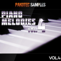Piano Melodies Vol.4 - 50 unique and fresh melodie loops in MIDI format