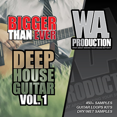 Bigger Than Ever Deep House Guitar Vol.1 - A collection of guitar loops with Deep House feel 