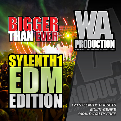 Bigger Than Ever Sylenth1 EDM Edition - Sylenth1 sounds with a modern EDM genre