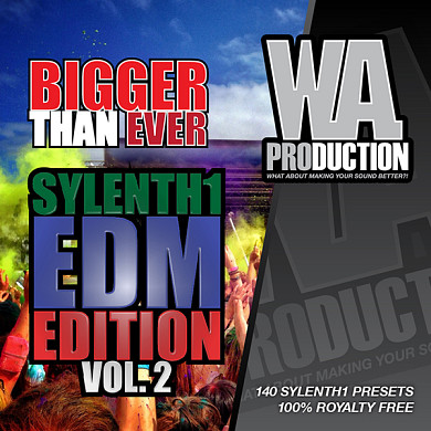 Bigger Than Ever Sylenth1 EDM Edition Vol 2 - Sylenth1 contains 140 EDM sounds. 