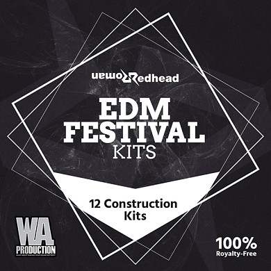 Redhead Roman EDM Festival Kits - 12 Construction Kits with sSamples and Presets