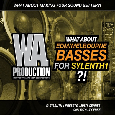 What About EDM Melbourne Basses For Sylenth1 - A pack of the biggest bass presents for EDM and Melbourne Bounce producers