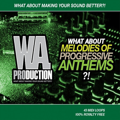 What About Melodies Of Progressive Anthems - 43 massive melodies with breath-taking sounds