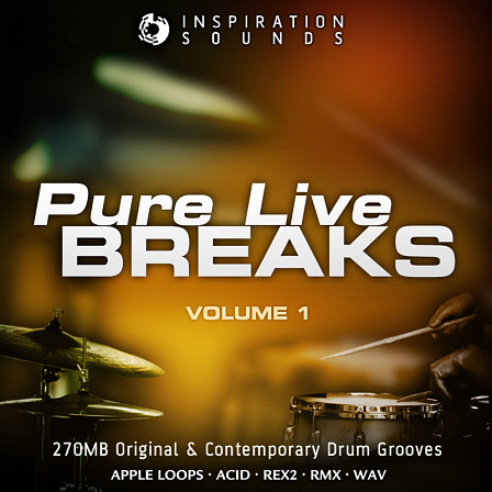 Pure Live Breaks Vol 1 - Some of the freshest and phattest drum grooves 