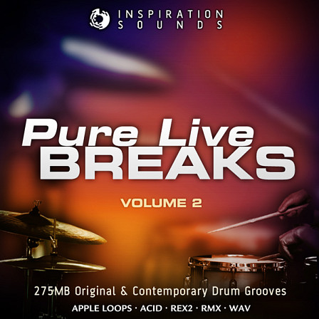 Pure Live Breaks Vol 2 - A pack with the top drum grooves from Gary Wildlake