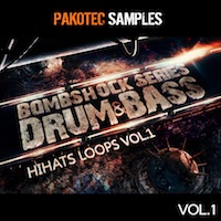 Bombshock - D&B Hi-Hat Loops Vol.1 - A stunning collection of 100 instantly usable, premium quality loops