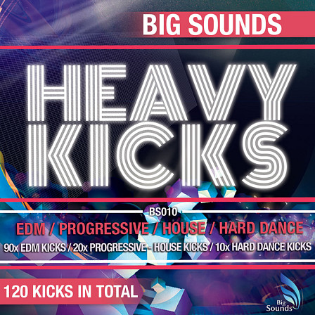 Heavy Kicks - 120 Club / Festival kick drum samples!