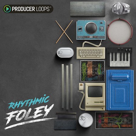 Rhythmic Foley - Producer Loops brings a unique selection of live recorded "found sounds"