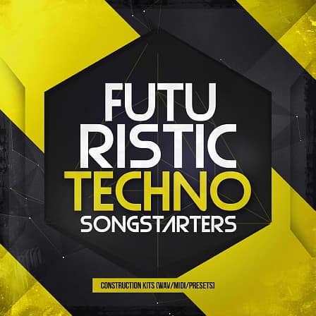 Futuristic Techno Songstarters - 20 Techno Construction Kit Songstarters with WAV, MIDI & presets