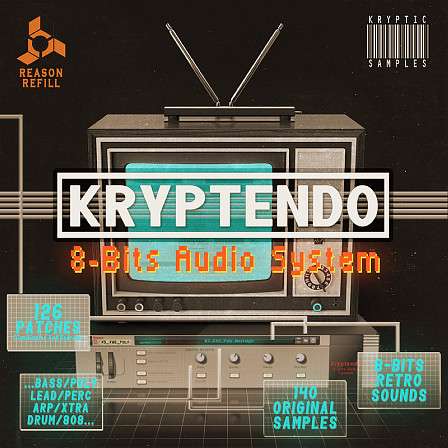 Kryptendo 8-Bits Audio System - This collection rocks up a very retro tone sideswiping with modern sounds