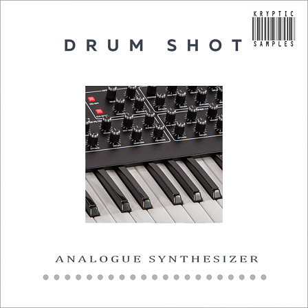 Drum Shot: Analogue Synthesizer - A unique synth drum sample collection of the 'Drum Shot' series.