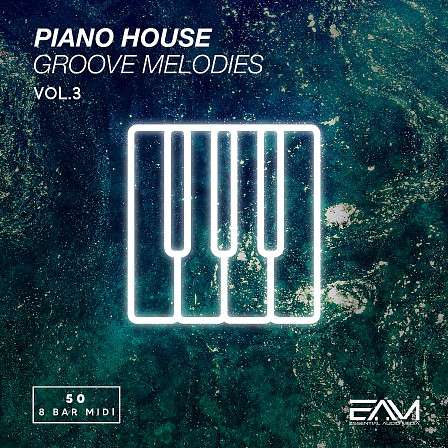 Piano House Groove Melodies Vol 3 - 'Piano House Groove Melodies Vol 3' brings you another set of 50 MIDI files