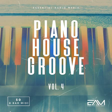 Piano House Grooves Melodies Vol 4 - Another set of 50 MIDI piano house melody files which are 100% Royalty-Free