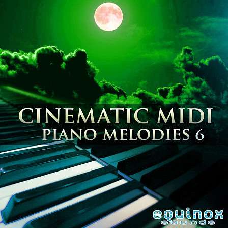 Cinematic MIDI Piano Melodies 6 - The sixth installment in this series of 30 beautiful piano MIDI melodies