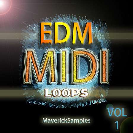 EDM MIDI Loops Vol 1 - 'EDM MIDI Loops Vol 1' from Maverick Samples includes 40 MIDI loops