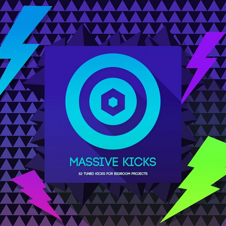 Massive Kicks - 32 hard tuned kicks to help you create huge drops and give your tracks the edge