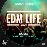 EDM Live Vol.1 - House Construction Kits - Sounds to help you move the crowd