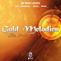 Gold Melodies Big Pack 3 - This high quality pack will take your tracks to the dancefloor.