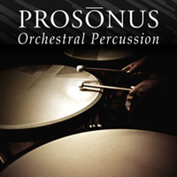 Prosonus Orchestral Percussion & Harp - An array of traditional percussion instruments and Harp