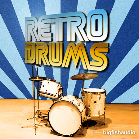 Retro Drums: Disco, Funk and Old School Loops - 245 retro drumloops for Disco, Funk and Old School music