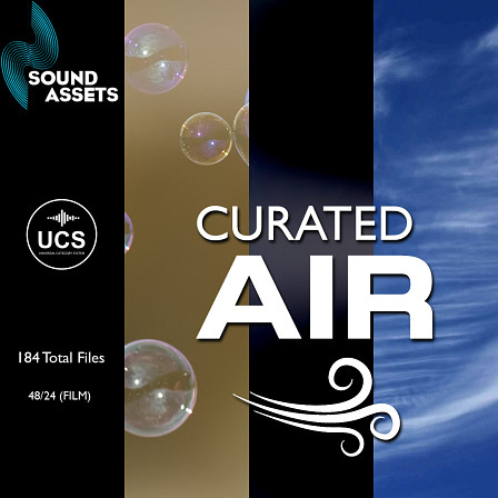 Curated Air - An extensive sound library containing 184 unique files of Air