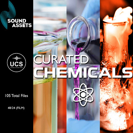 Curated Chemicals - An extensive sound library containing 105 unique files of Chemicals