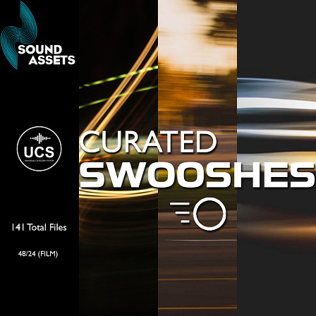 Curated Swooshes - An extensive sound library containing 141 unique files of Swooshes