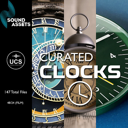 Curated Clocks - An extensive sound library containing 147 unique files of Clocks
