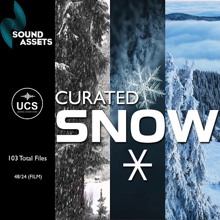 Curated Snow - An extensive sound library containing 103 unique files of Snow