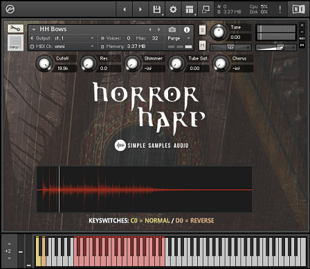 Horror Harp - Horror Harp will add a unique flavor to your next horror score