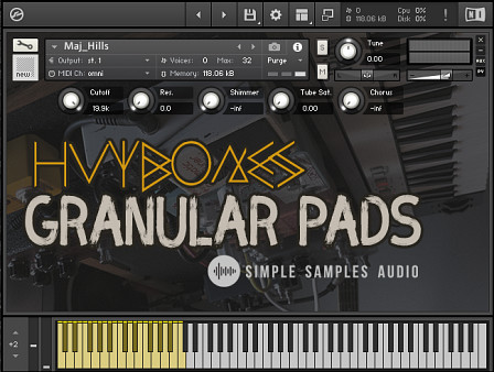 Hvybones Granular Pads - A collection of 36 larger-than-life ambient evolving pads
