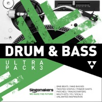 Drum & Bass Ultra Pack 3 - 2.08 Gb of distorted and automated basses, twisted beats, synths and more