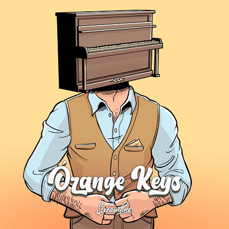 Orange Keys - Capture the essence of timeless vintage vibes from the 50s era
