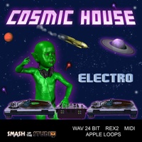 Cosmic House Electro - Crunching synth licks, fat bass riffs, pumping drum grooves