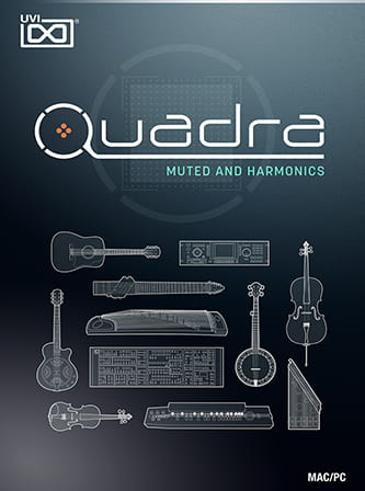 Quadra: Muted and Harmonics - Multi-Instrument and Sequence Designer