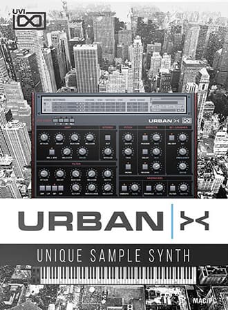 Urban X - A sample-synth from the street which loads 3 of our fully-featured synth voices