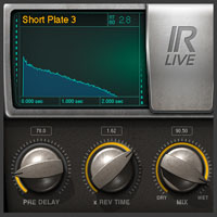 IR-Live Convolution Reverb - An impulse response-based convolution reverb designed for sound engineers