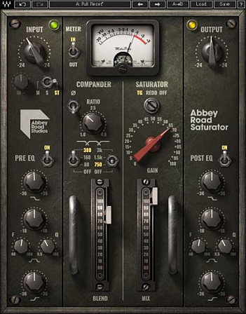 Abbey Road Saturator - Crunchy tube & smooth solid-state analog saturation flavors