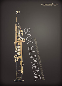 Sax Supreme - A vintage soprano saxophone with the natural sound of a real instrumet