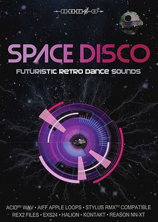 Space Disco - A vintage-styled library based on the 70s/80s space disco scene