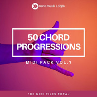 50 Chord Progressions - MIDI Pack Vol 1 product image